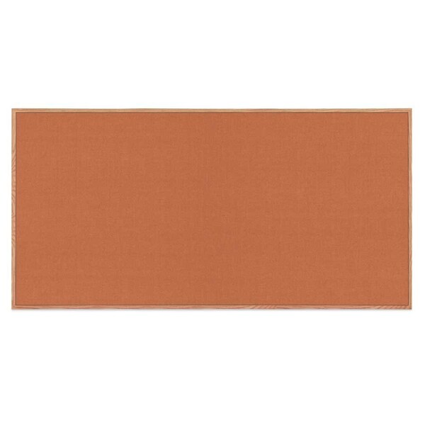 United Visual Products Decor Wood Combo Board, 36"x24", Walnut/White Porcelain & Black UV702DEFAB-WALNUT-WHTPORC-BLACK - main